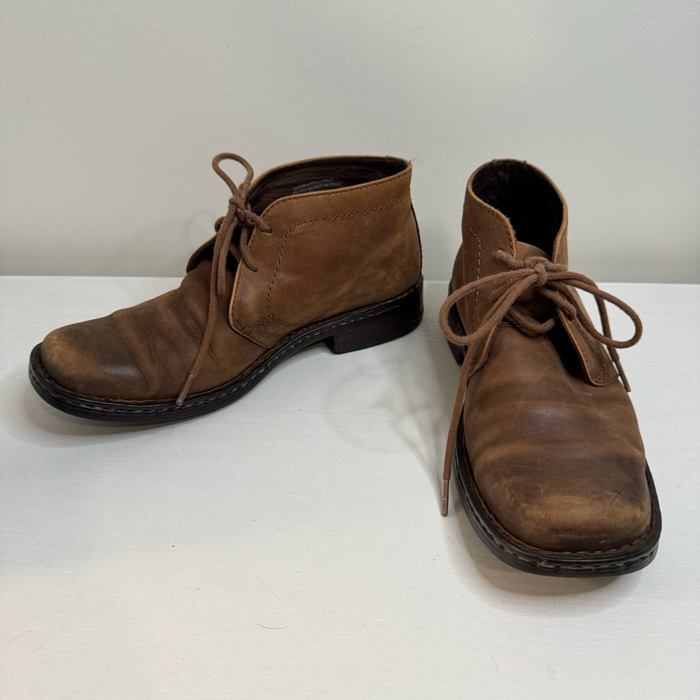 Born Harrison Brown Leather Chukka Boots Lace Up Men’s 8.5 M